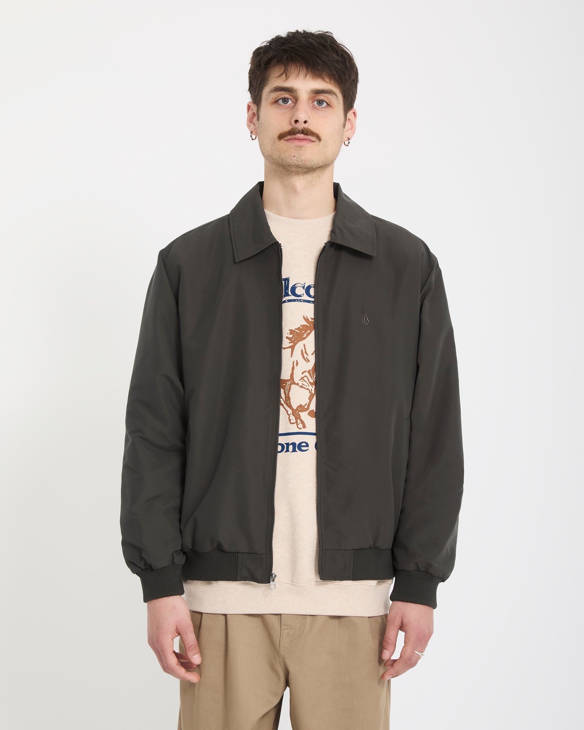 SU　humoresque jacket black 38 ジャケット Likurtis Jacket - Rinsed Black - Men - Volcom EU – Volcom Europe
