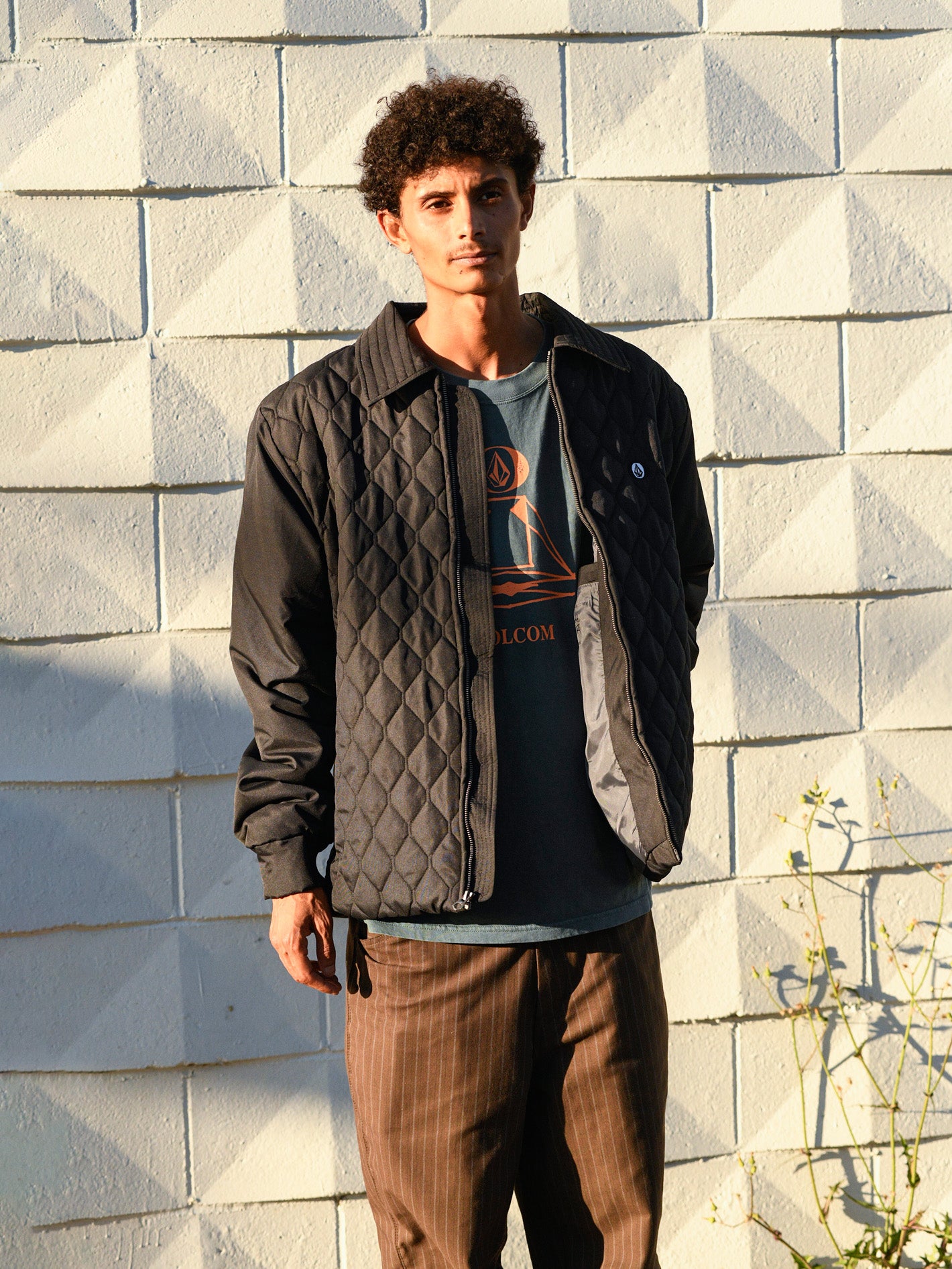 Skate Vitals Remy S Quilt Jacket Black BLACK XS