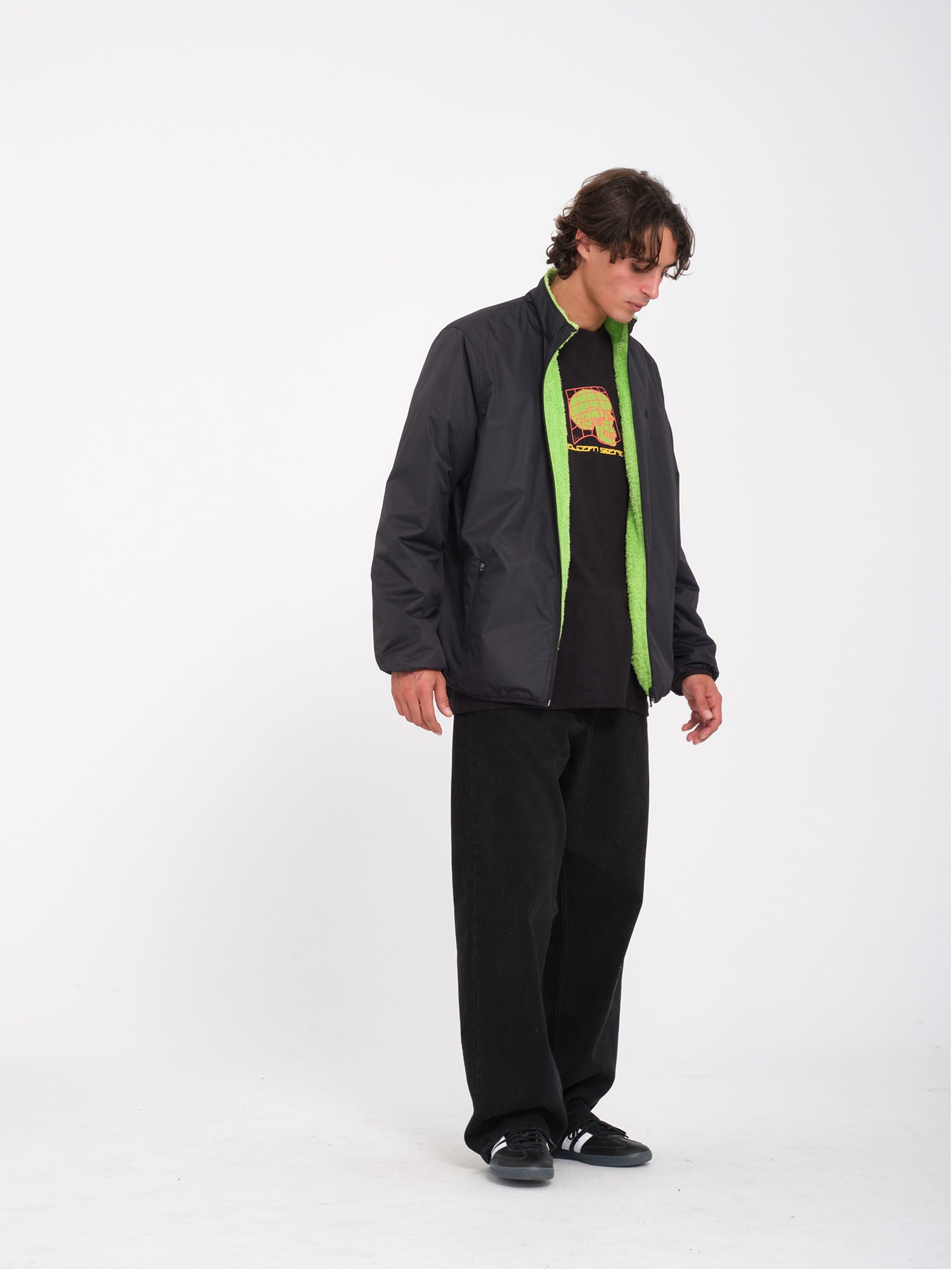 Sidestone Jacket (Reversible) - Black - Men - Volcom EU – Volcom