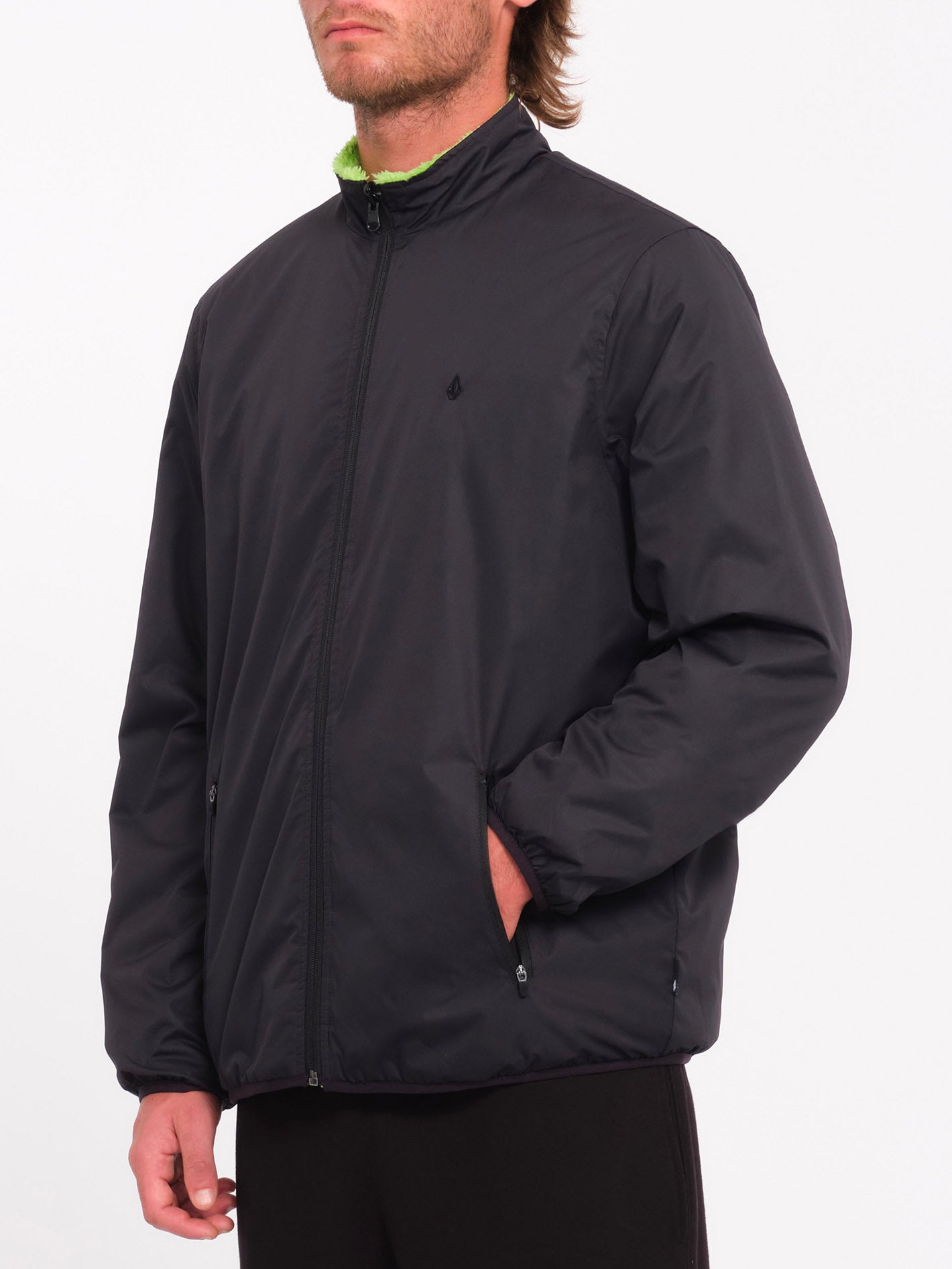 Sidestone Jacket (Reversible) - Black - Men - Volcom EU – Volcom