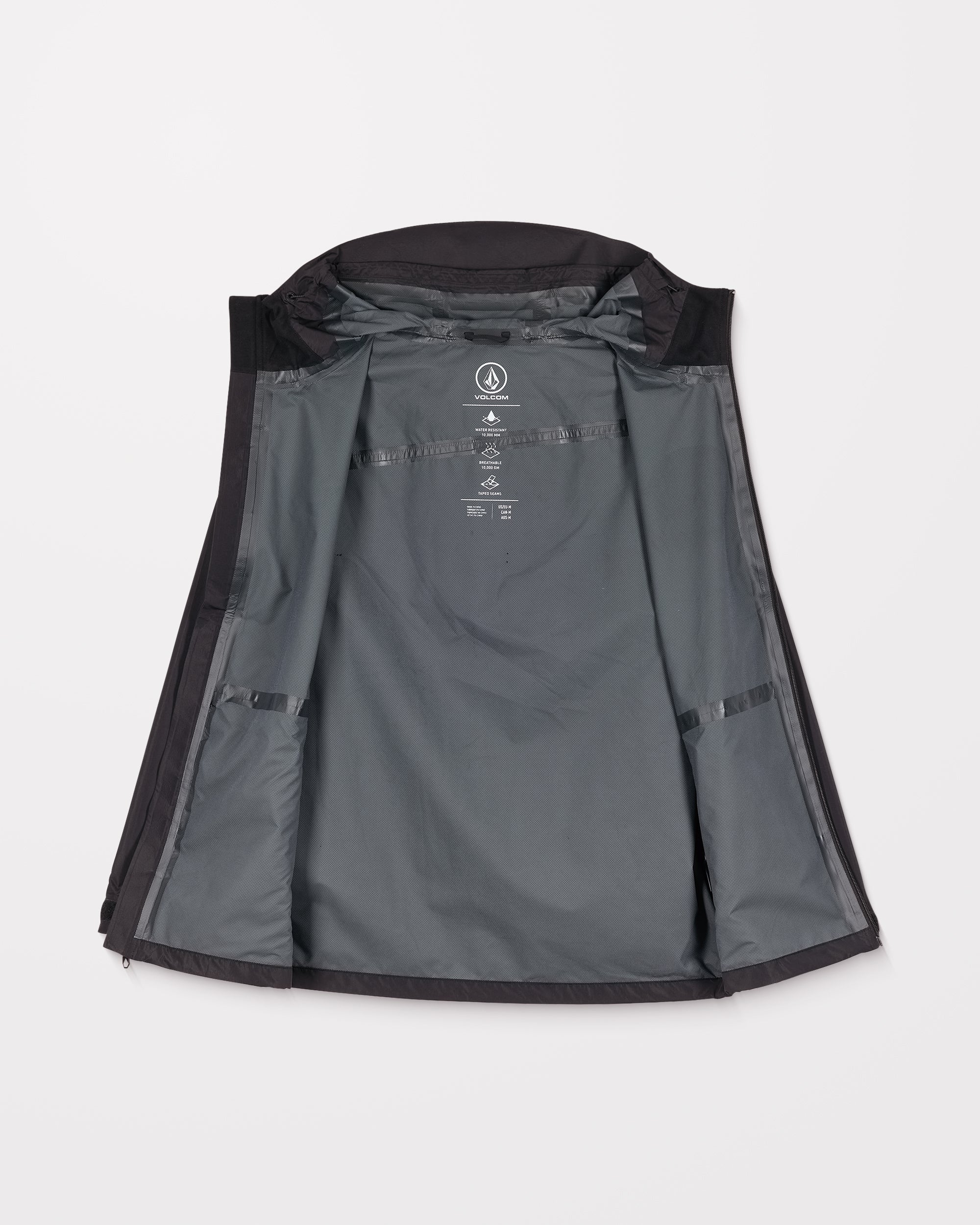 Thunder Stone 10K Jacket - Black - Men - Volcom EU – Volcom Europe