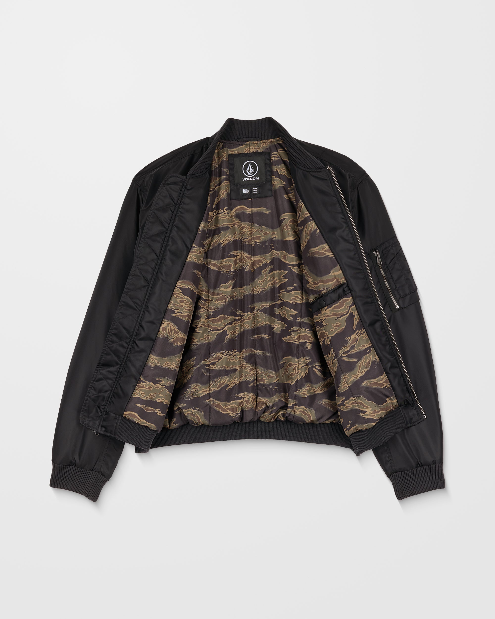 Skullarstone Bomber Jacket - Black - Volcom EU – Volcom Europe