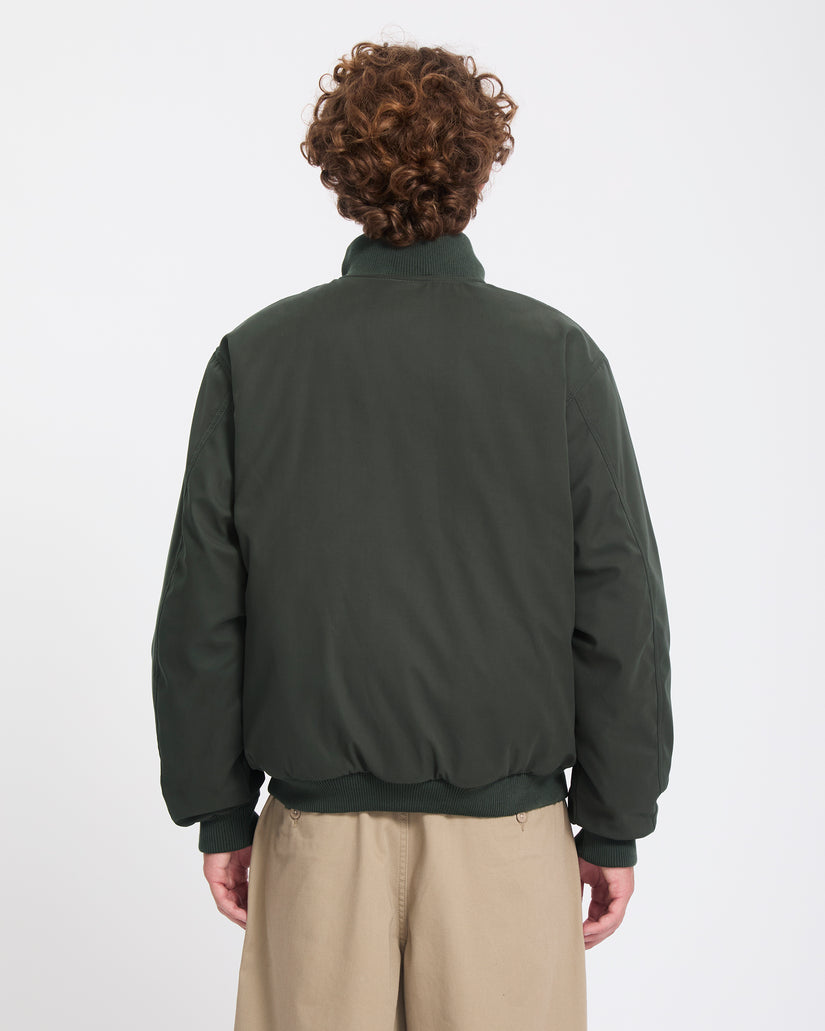 Damerman Bomber Jacket - Rinsed Black