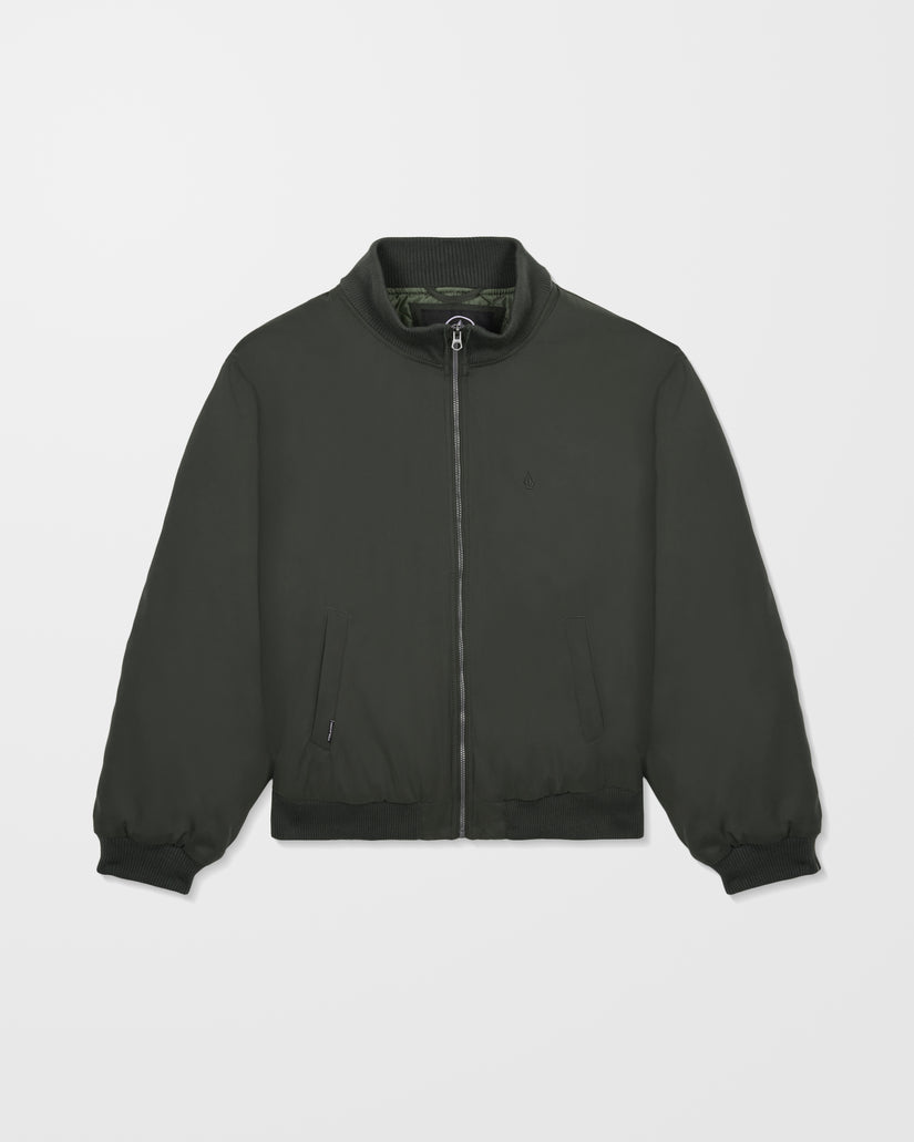Damerman Bomber Jacket - Rinsed Black