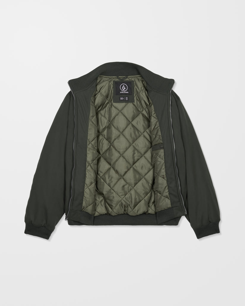 Damerman Bomber Jacket - Rinsed Black