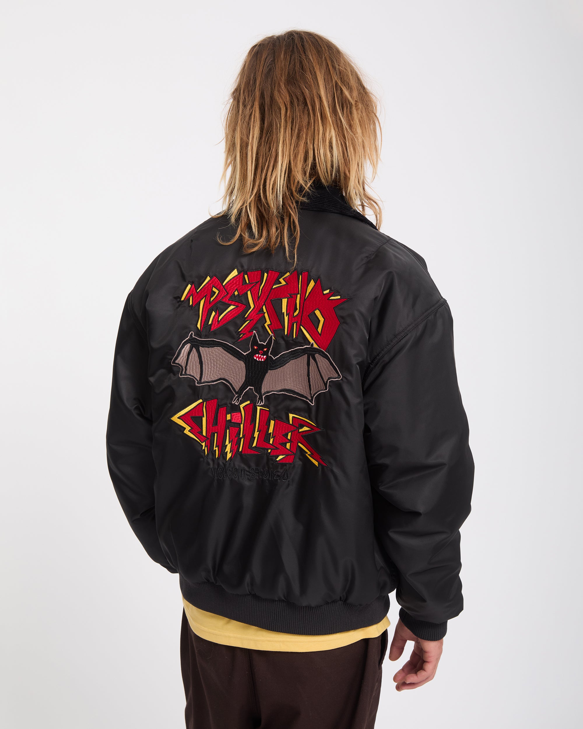 Ozzy Reversible Bomber Jacket - Black - Men - Volcom EU – Volcom