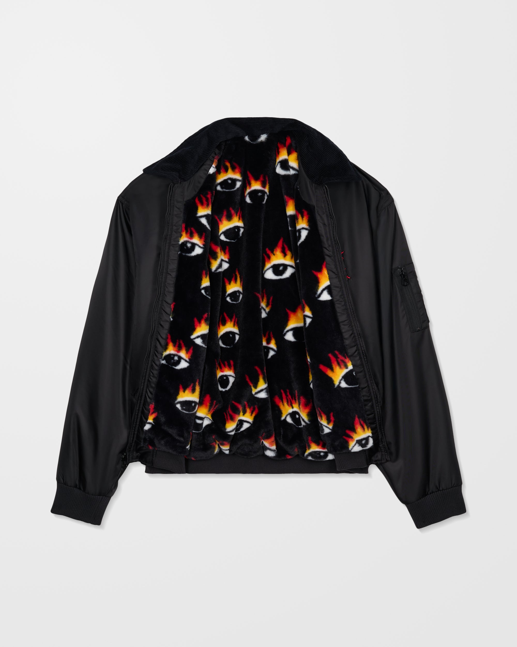 Ozzy Reversible Bomber Jacket - Black - Men - Volcom EU – Volcom