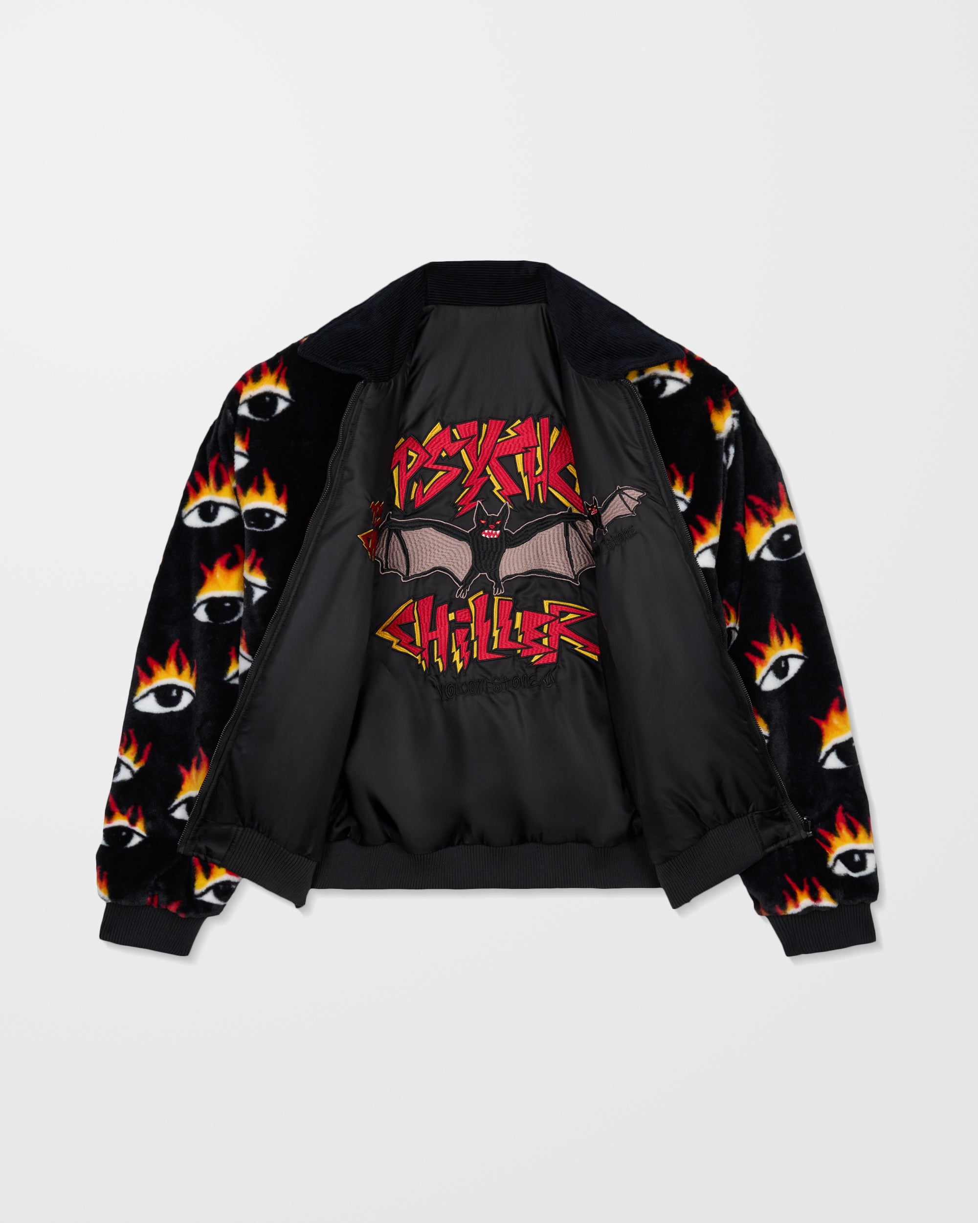 Ozzy Reversible Bomber Jacket - Black - Men - Volcom EU – Volcom