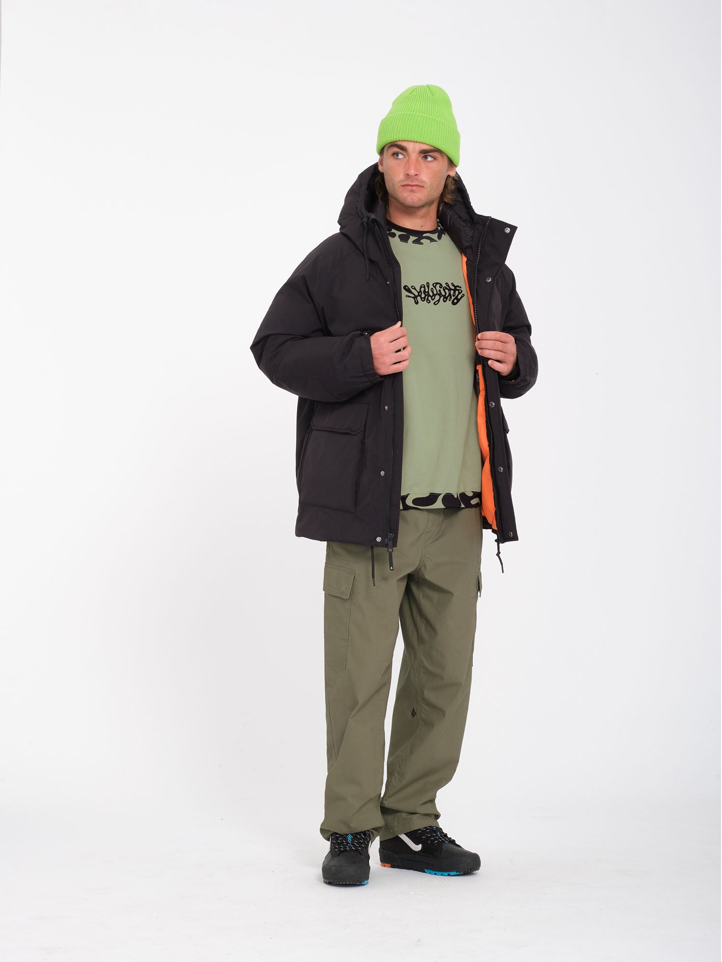 Northernman 10K Jacket Black Men Volcom Europe