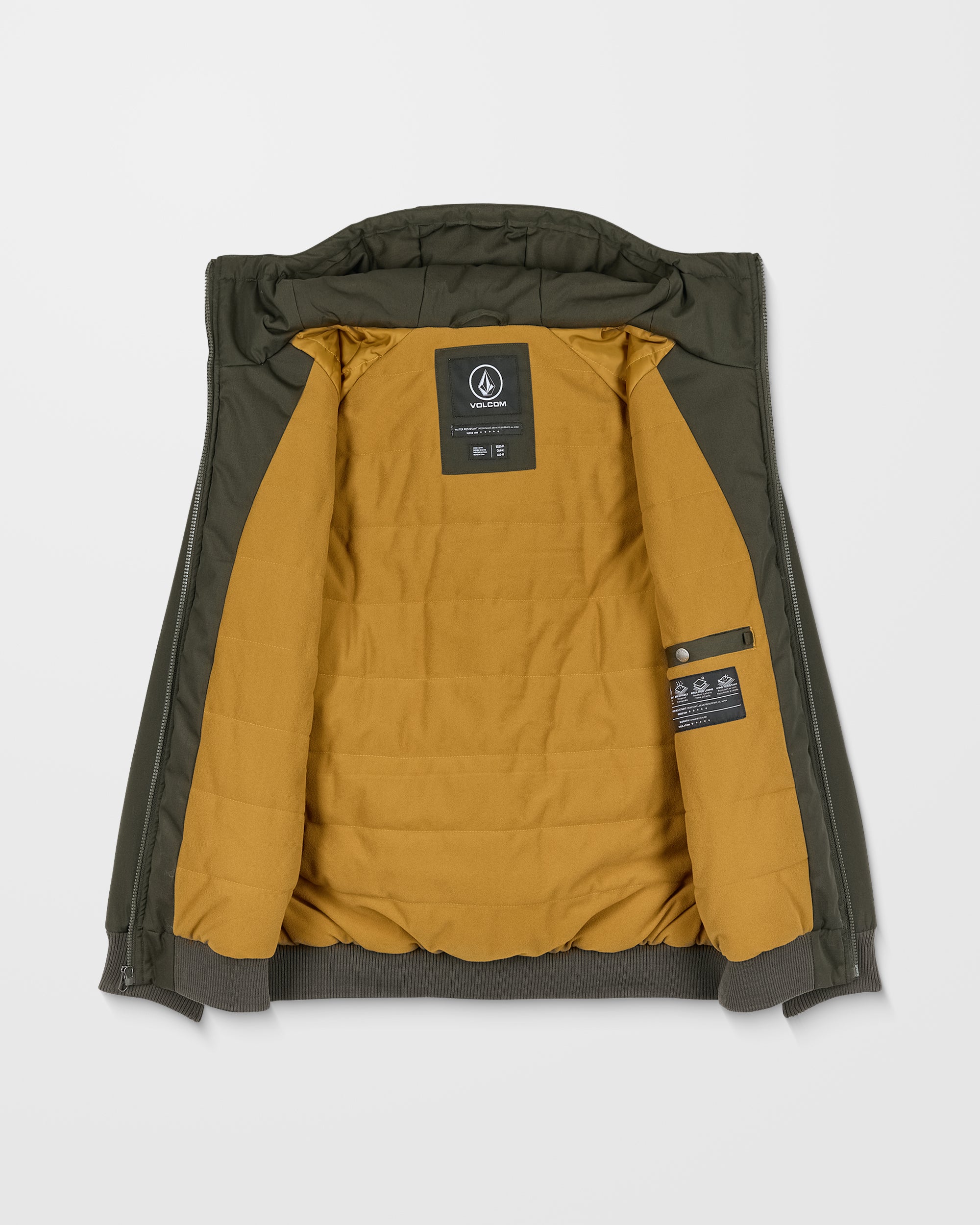 Hernan 10K Jacket - Rinsed Black - Men - Volcom EU – Volcom Europe
