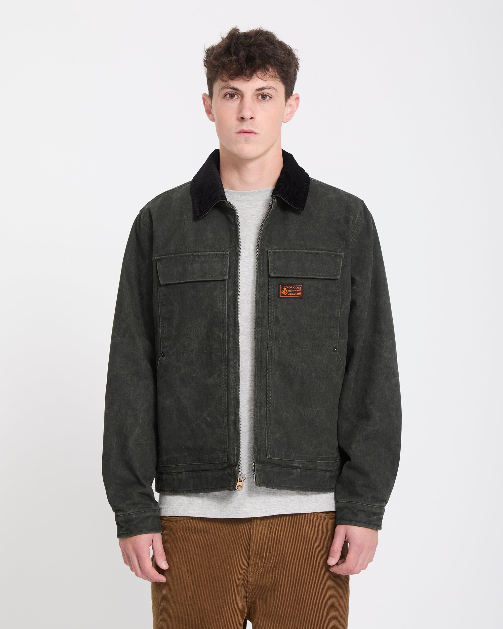 Heavydust Jacket - Rinsed Black - Men - Volcom EU – Volcom Europe