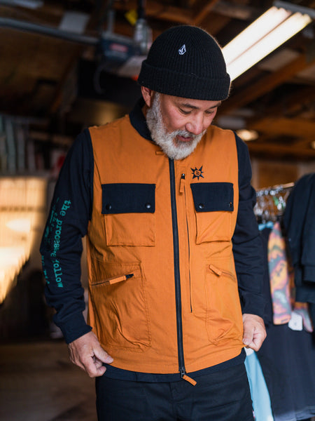 Bryan Iguchi Tds Vest - Chestnut Brown - Men - Volcom EU – Volcom