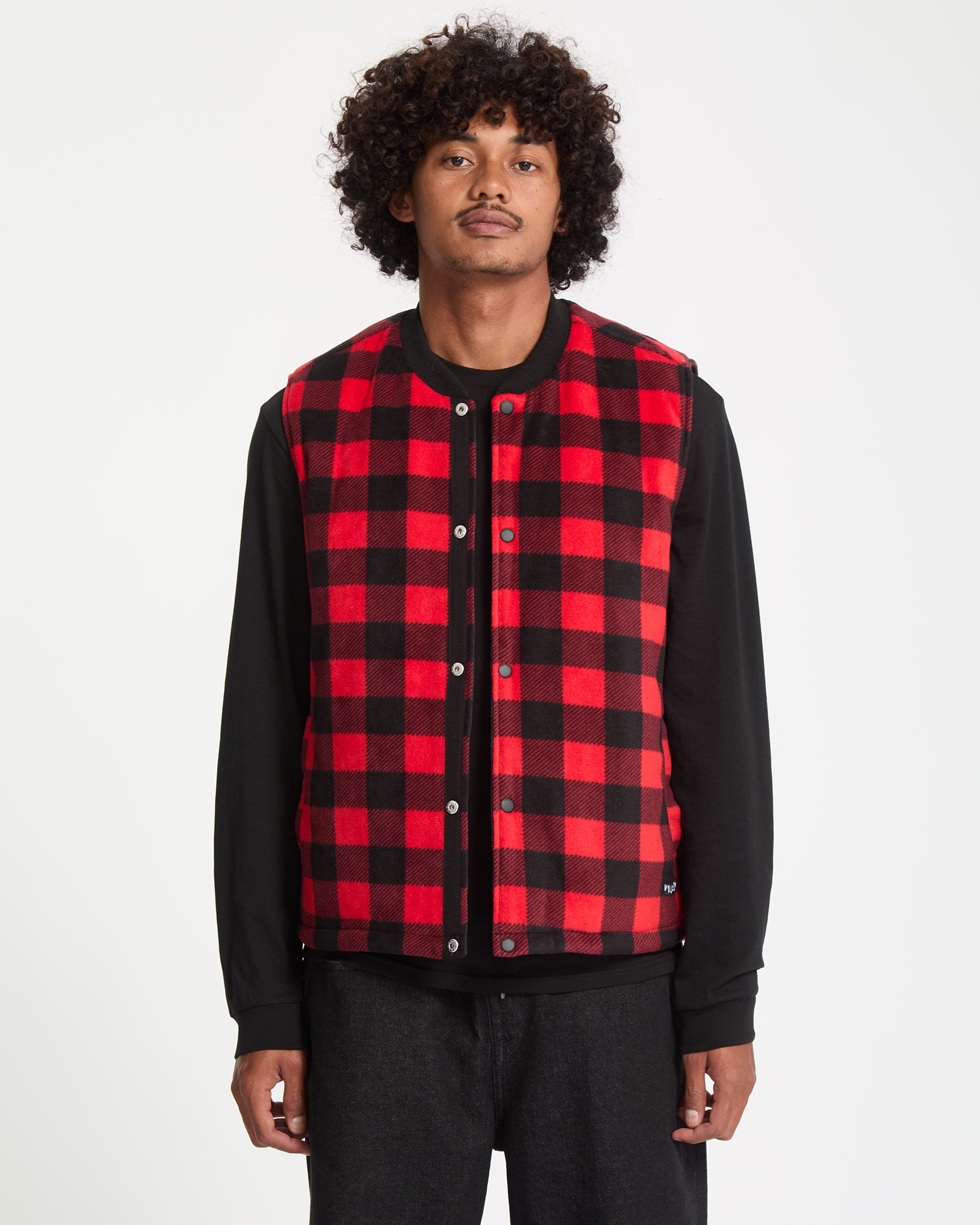 Bowered Reversible Vest - Lifeguard Red - Men - Volcom EU – Volcom