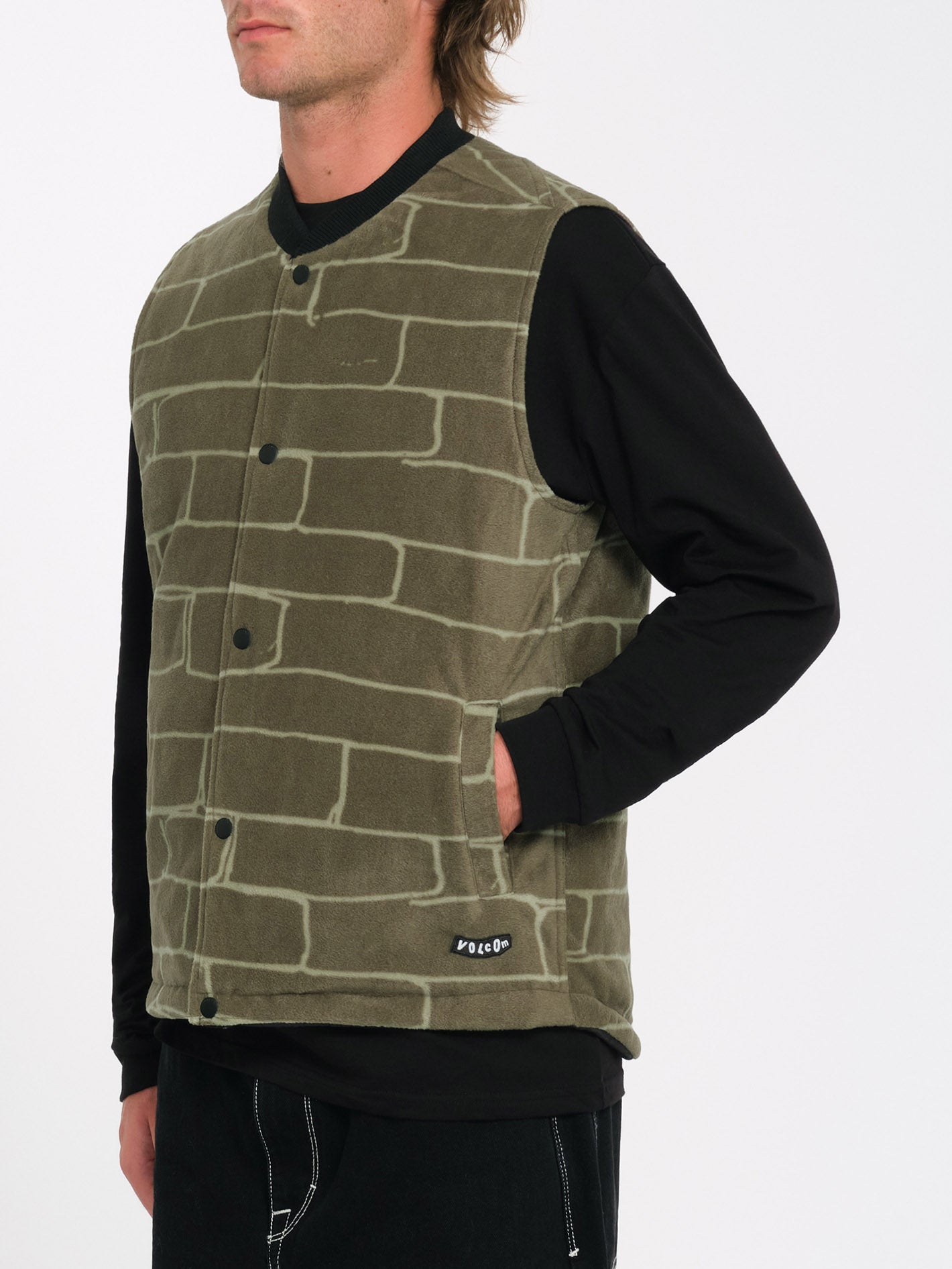 Bowered Vest (Reversible) - Wintermoss - Men - Volcom EU – Volcom