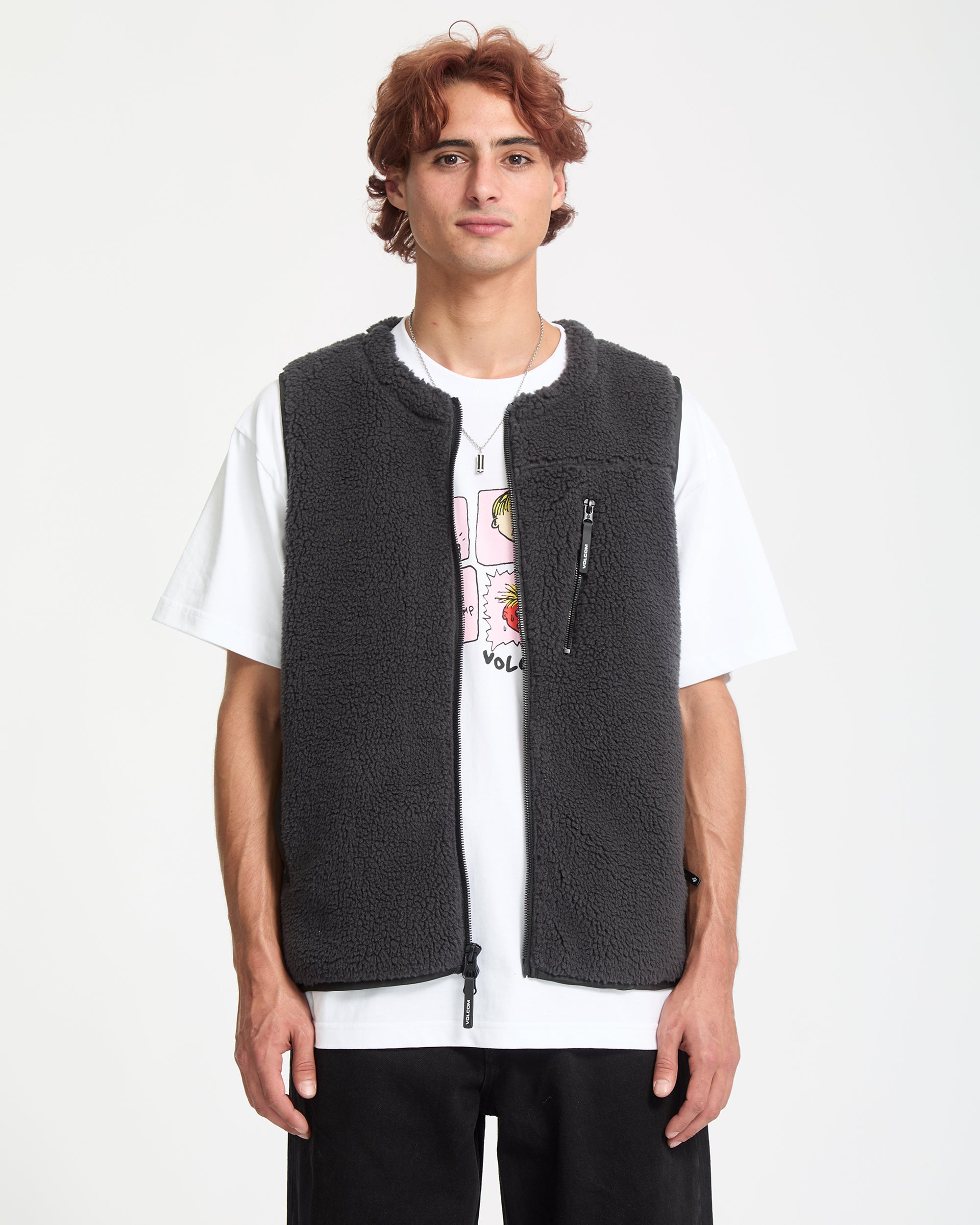 Arch Stone Vest - Asphalt Black - Men - Volcom EU – Volcom Europe