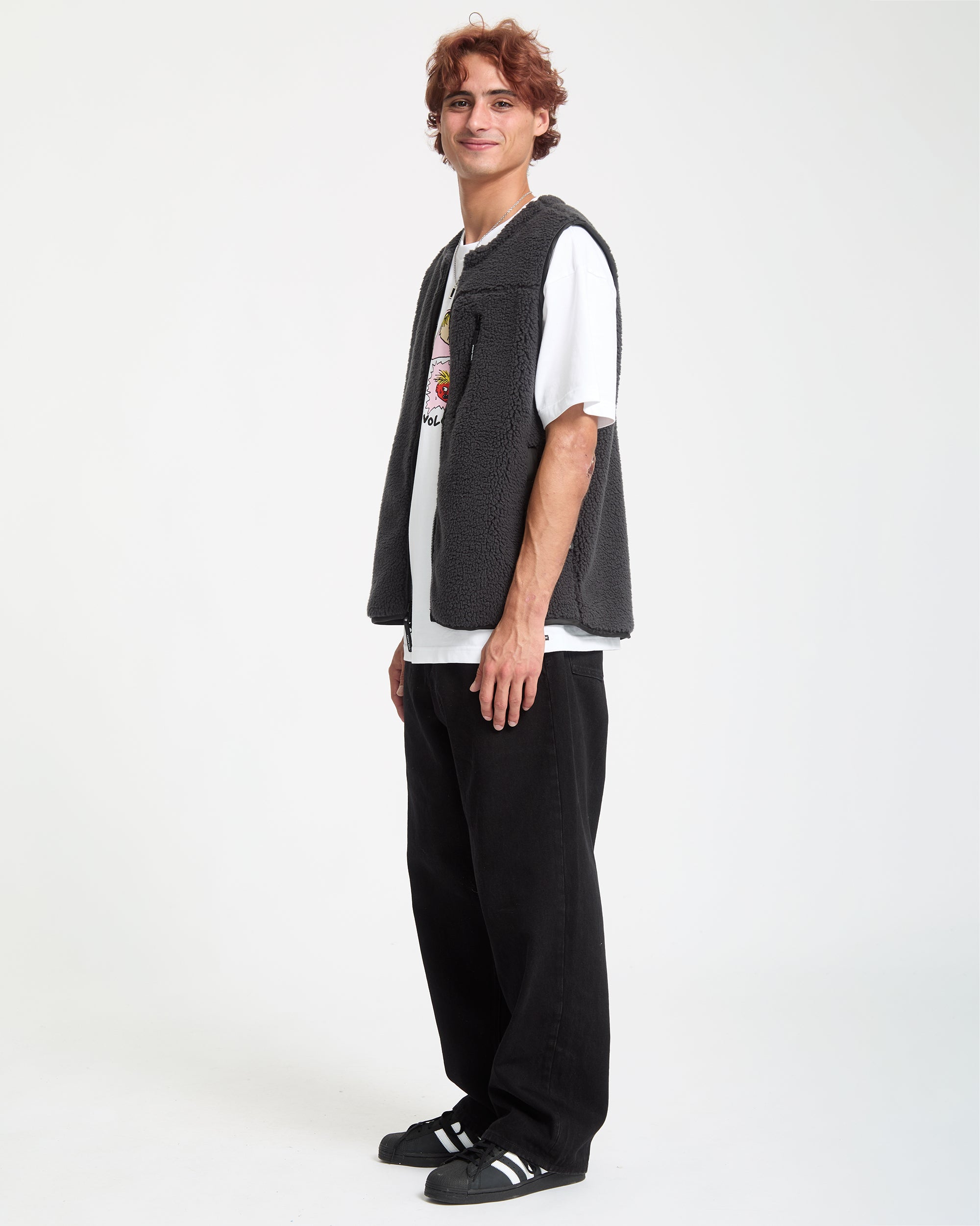 Arch Stone Vest - Asphalt Black - Men - Volcom EU – Volcom Europe