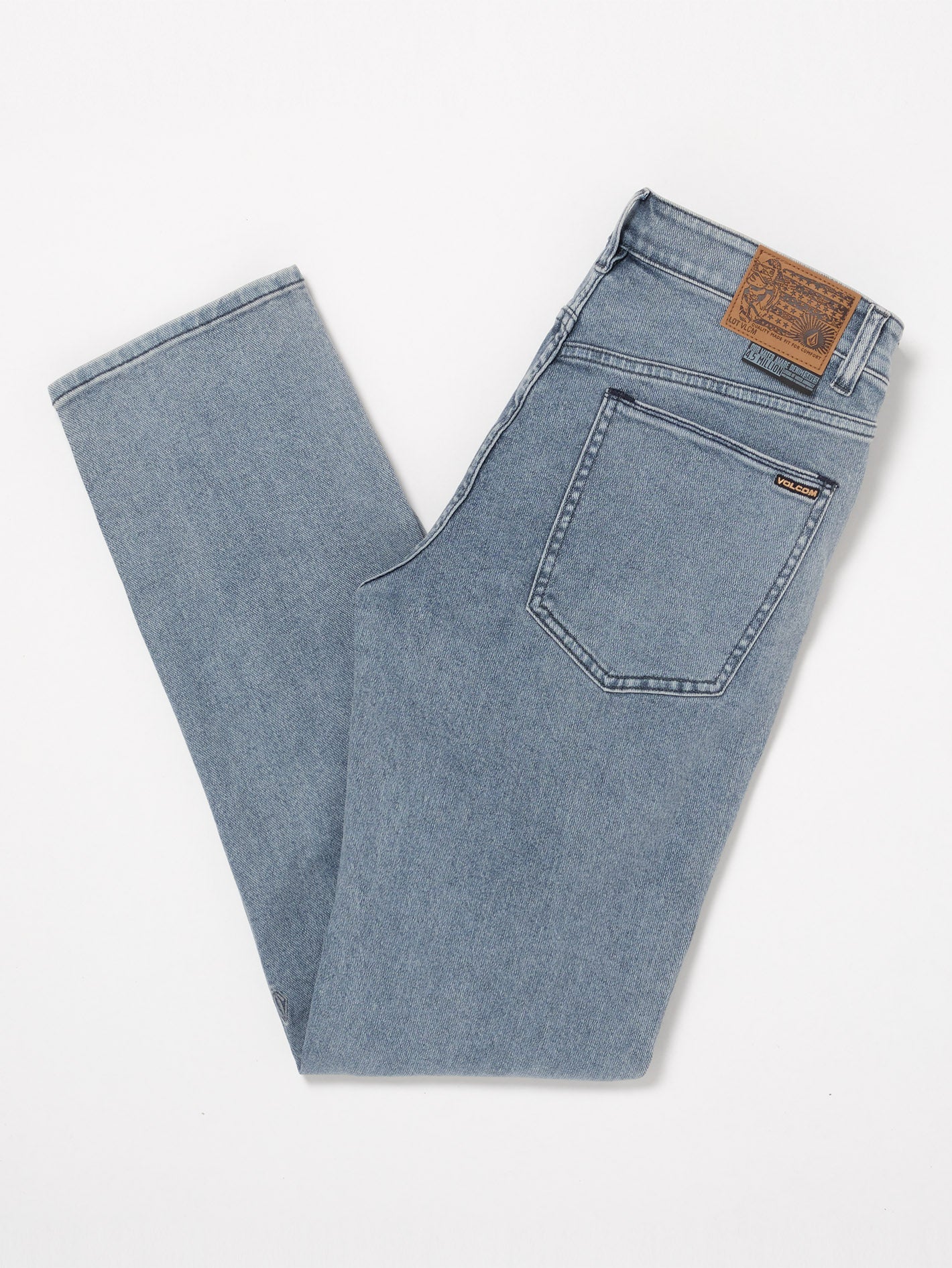 新品・未使用品 VOLCOM BOARD VBJ JEANS Solver Jeans - Ash Blue - Men - Volcom EU – Volcom Europe