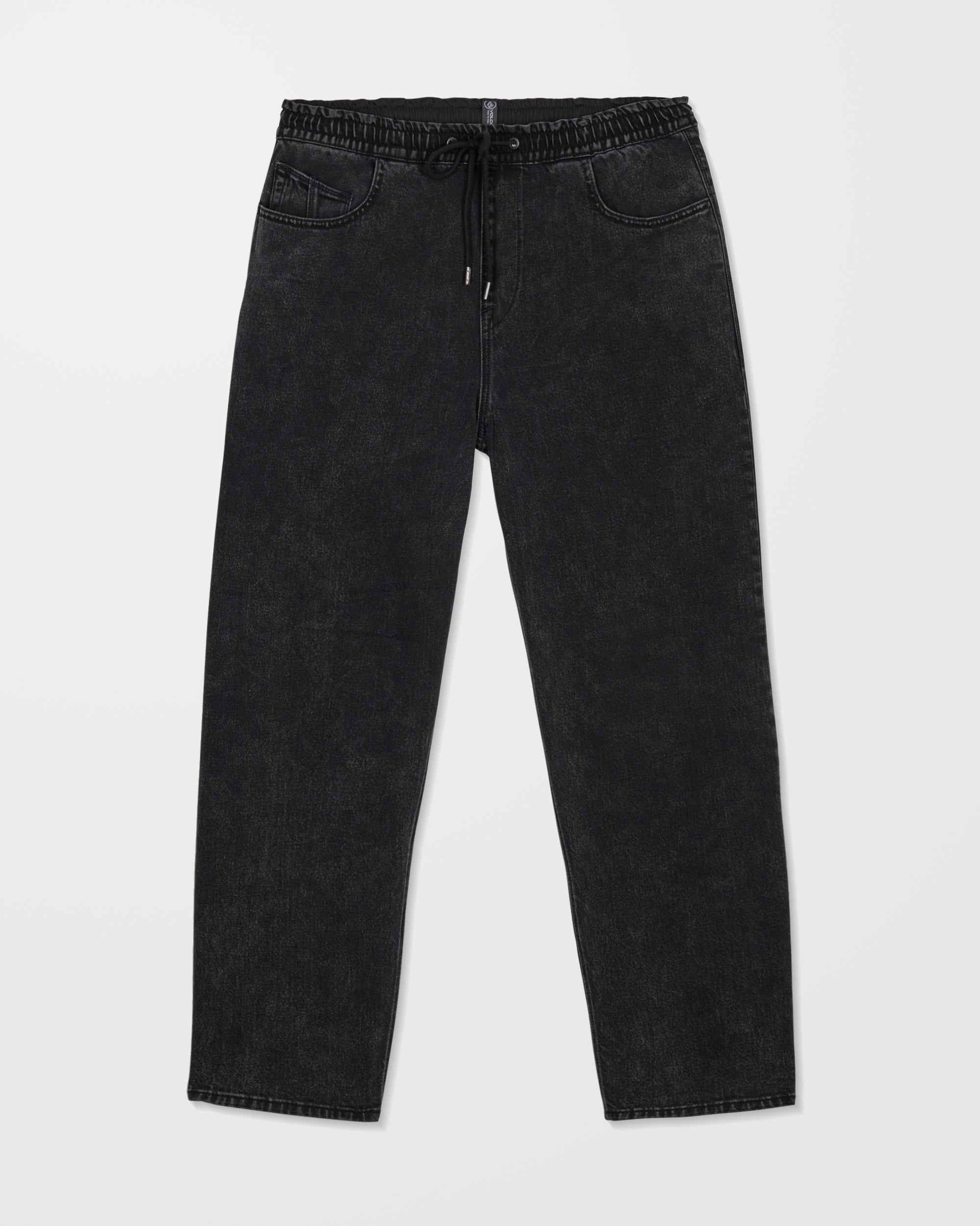 Freazy Loose Elasticated Waist Jeans - Blackity Black - Men