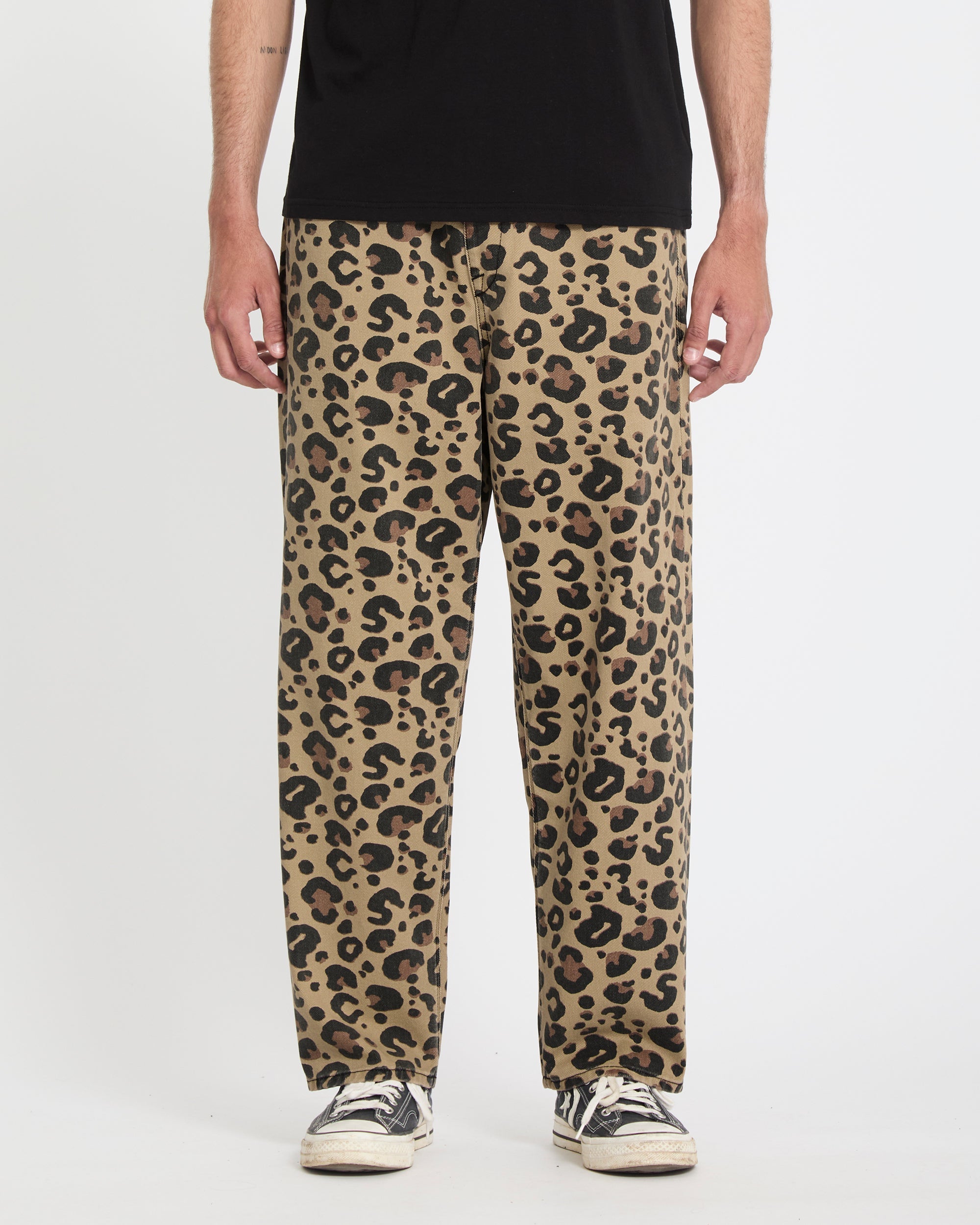 Freazy Loose Elasticated Waist Jeans - Cheetah - Men - Volcom EU