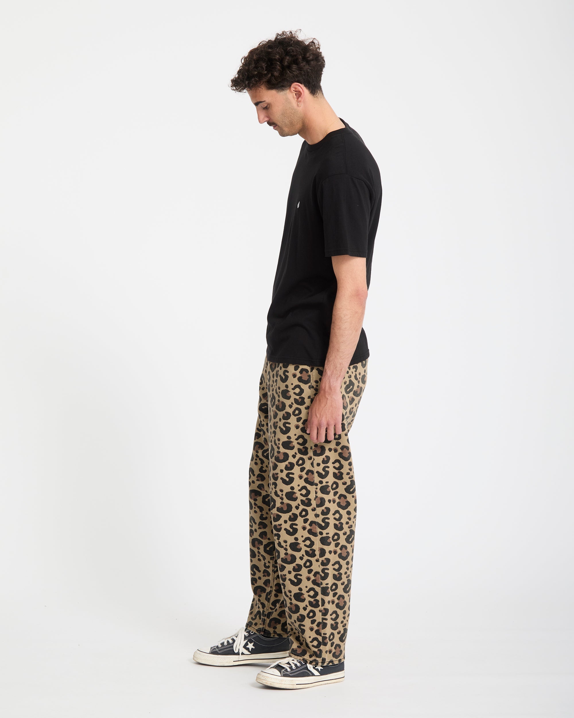 Freazy Loose Elasticated Waist Jeans - Cheetah - Men - Volcom EU