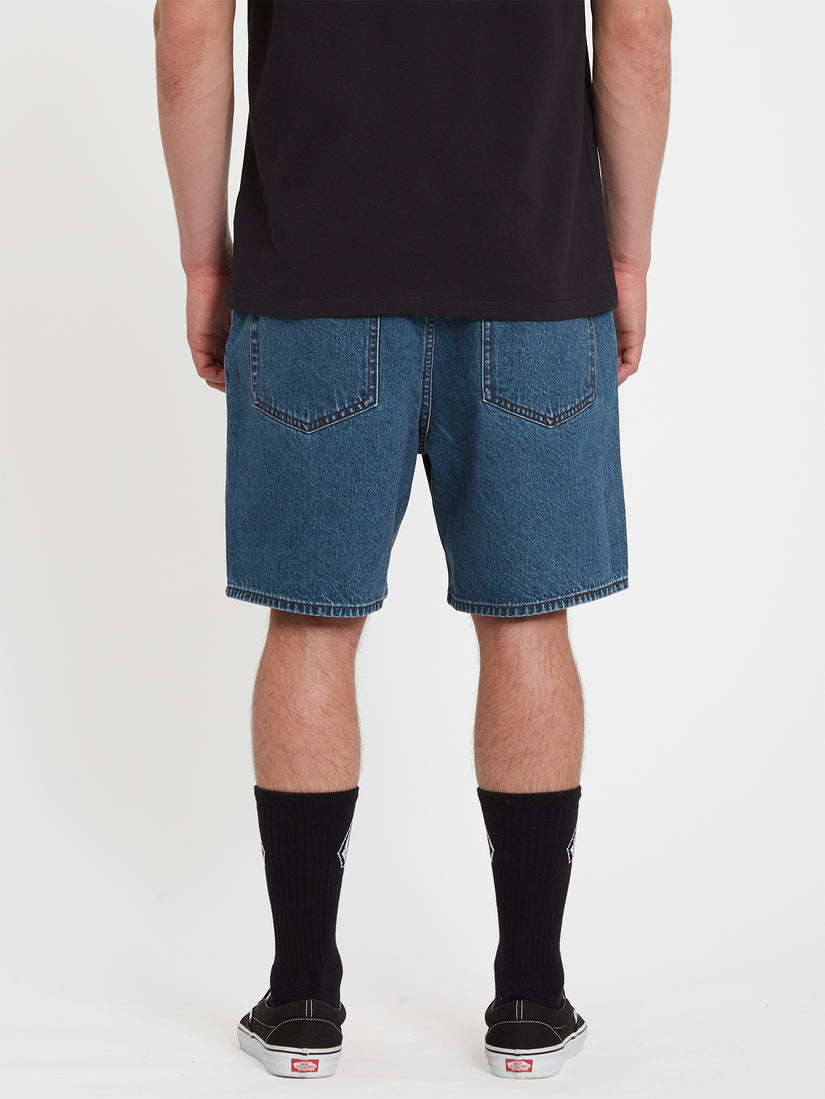 Billow Denim Short - INDIGO RIGIDE WASH
