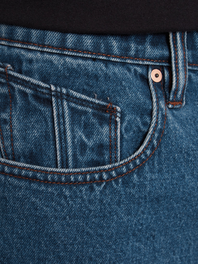 Billow Denim Short - INDIGO RIGIDE WASH