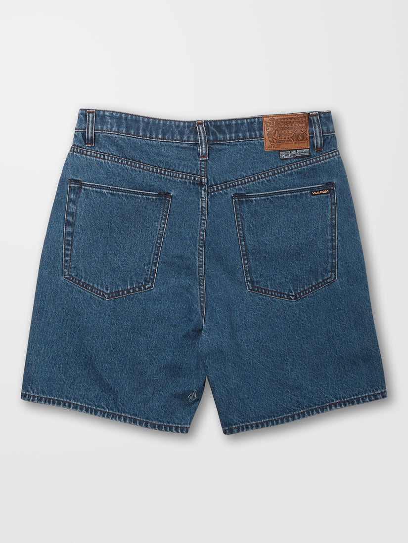 Billow Denim Short - INDIGO RIGIDE WASH