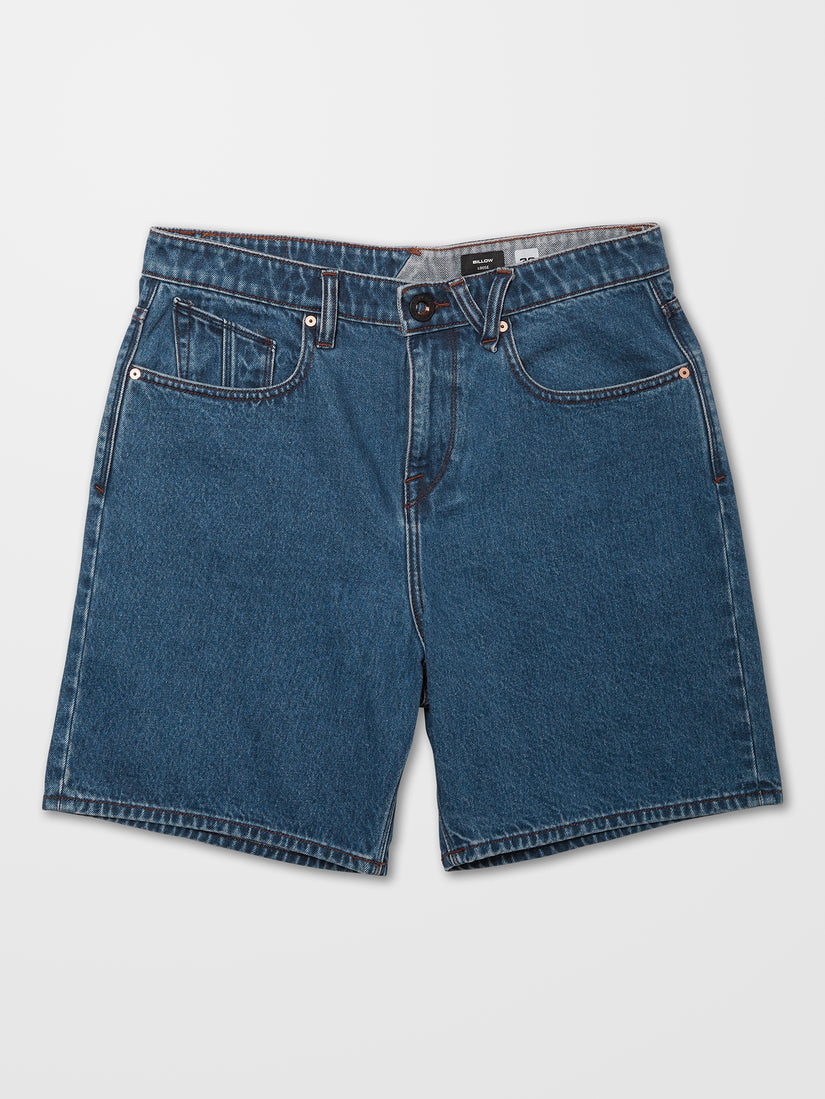 Billow Denim Short - INDIGO RIGIDE WASH