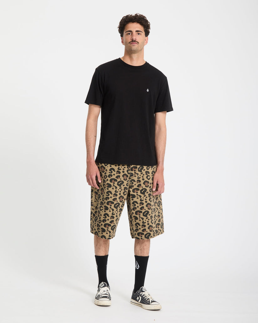 Chillow 24" Denim Short - Cheetah