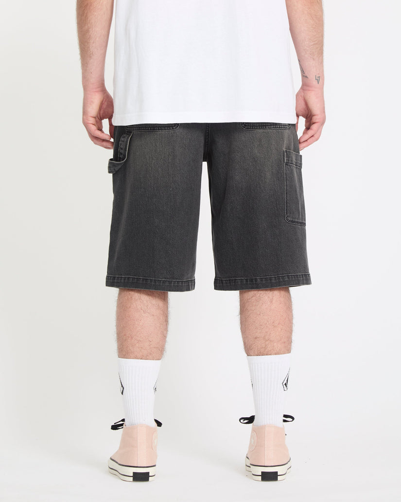 Kraftsman II 24" Denim Short - Black Grey