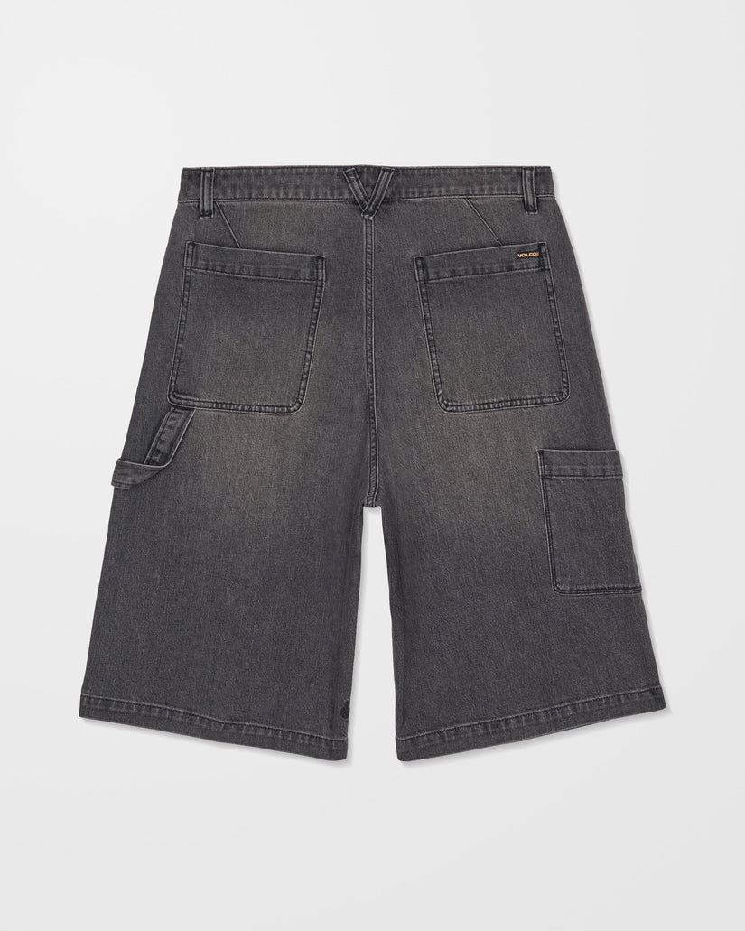 Kraftsman II 24" Denim Short - Black Grey