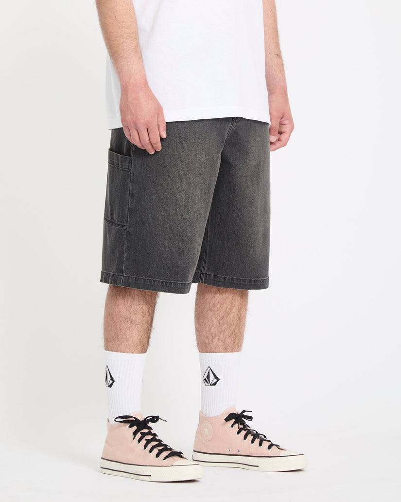 Kraftsman II 24" Denim Short - Black Grey