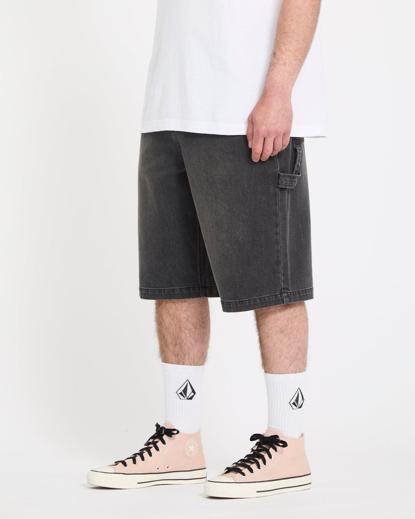 Kraftsman II 24" Denim Short - Black Grey