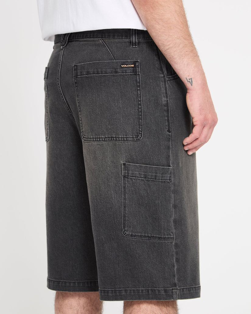 Kraftsman II 24" Denim Short - Black Grey