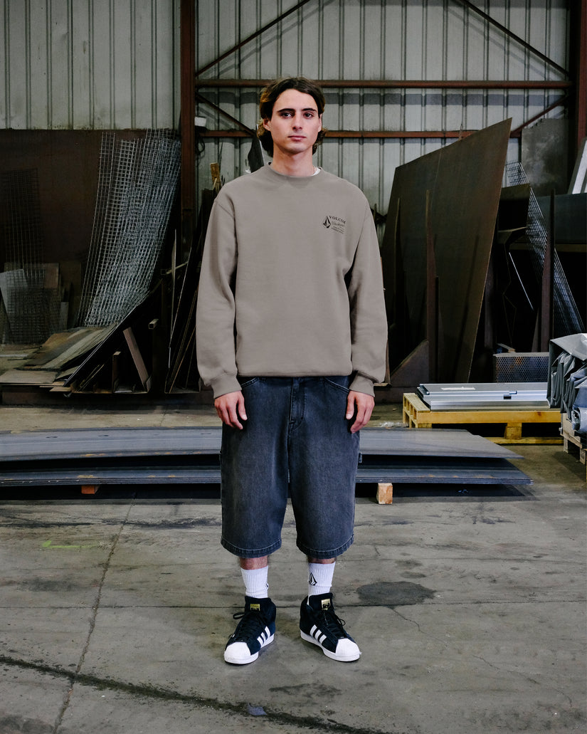 Kraftsman II 24" Denim Short - Black Grey