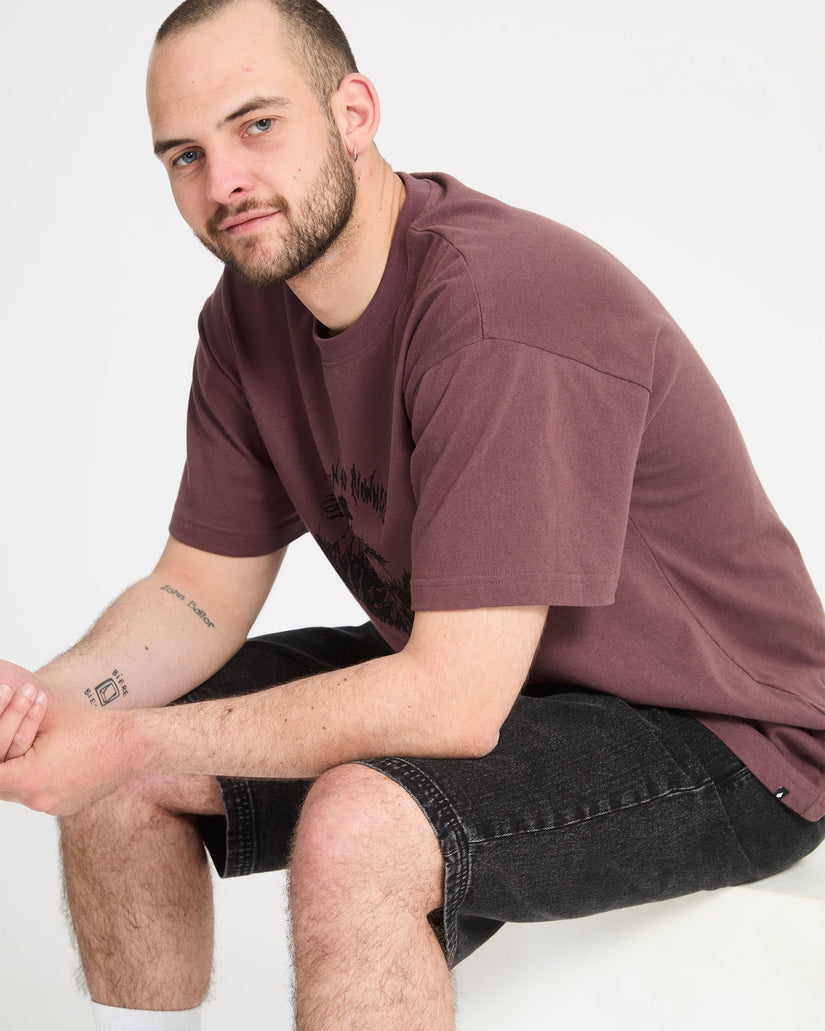 Freazy 22" Denim Elasticated Waist Short - Blackity Black