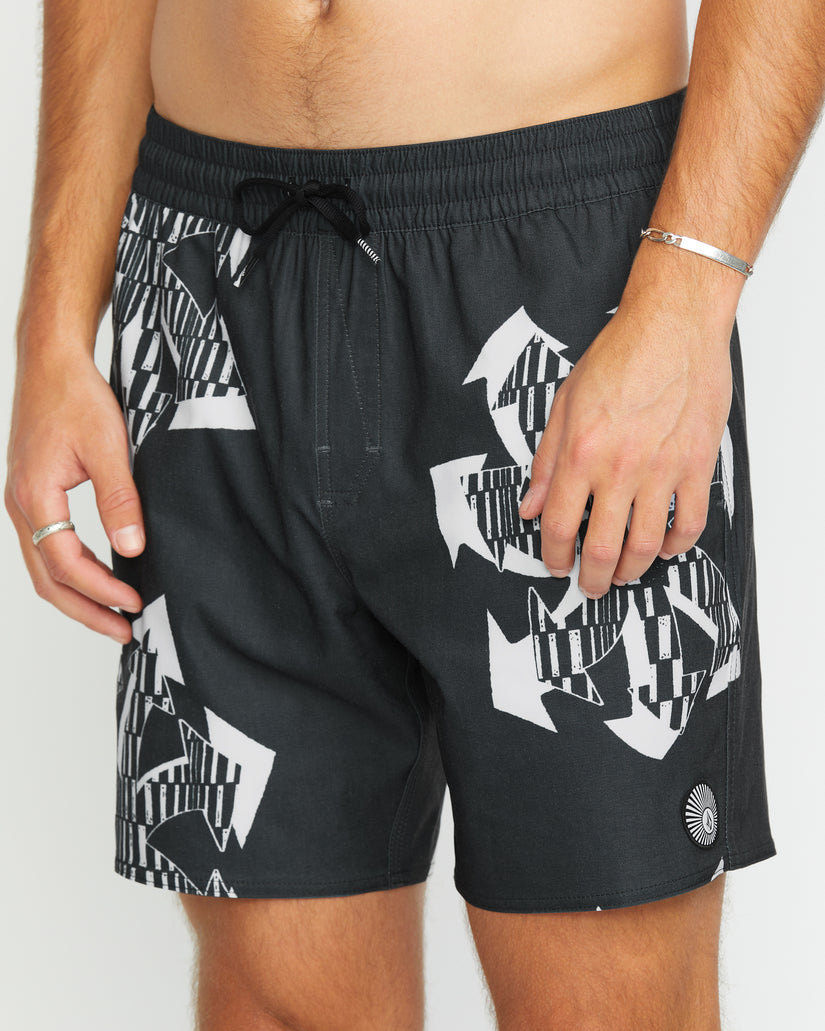 Unite Stoney Trunk 17" Boardshort - BLACK