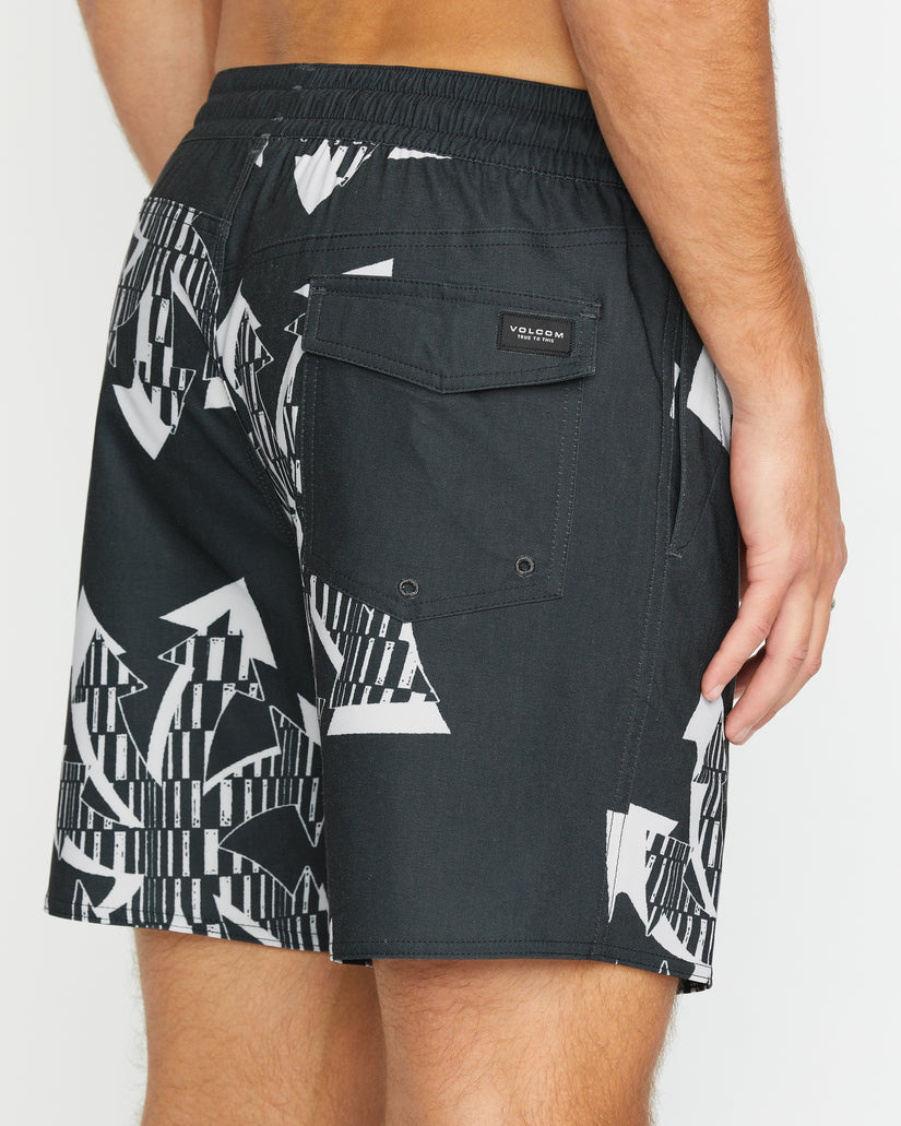 Unite Stoney Trunk 17" Boardshort - BLACK