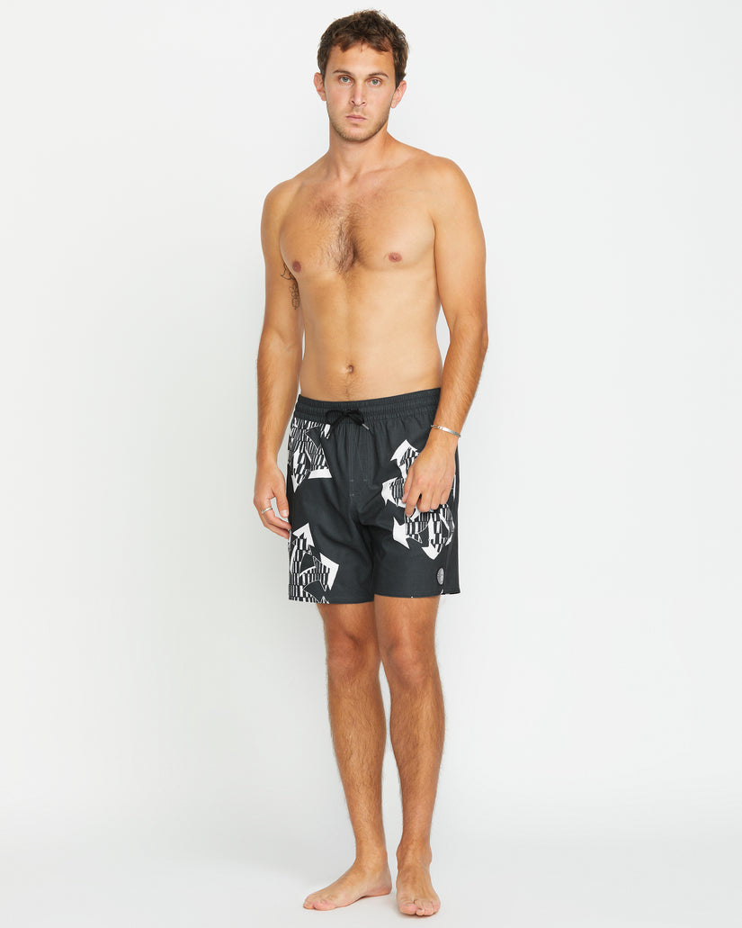 Unite Stoney Trunk 17" Boardshort - BLACK