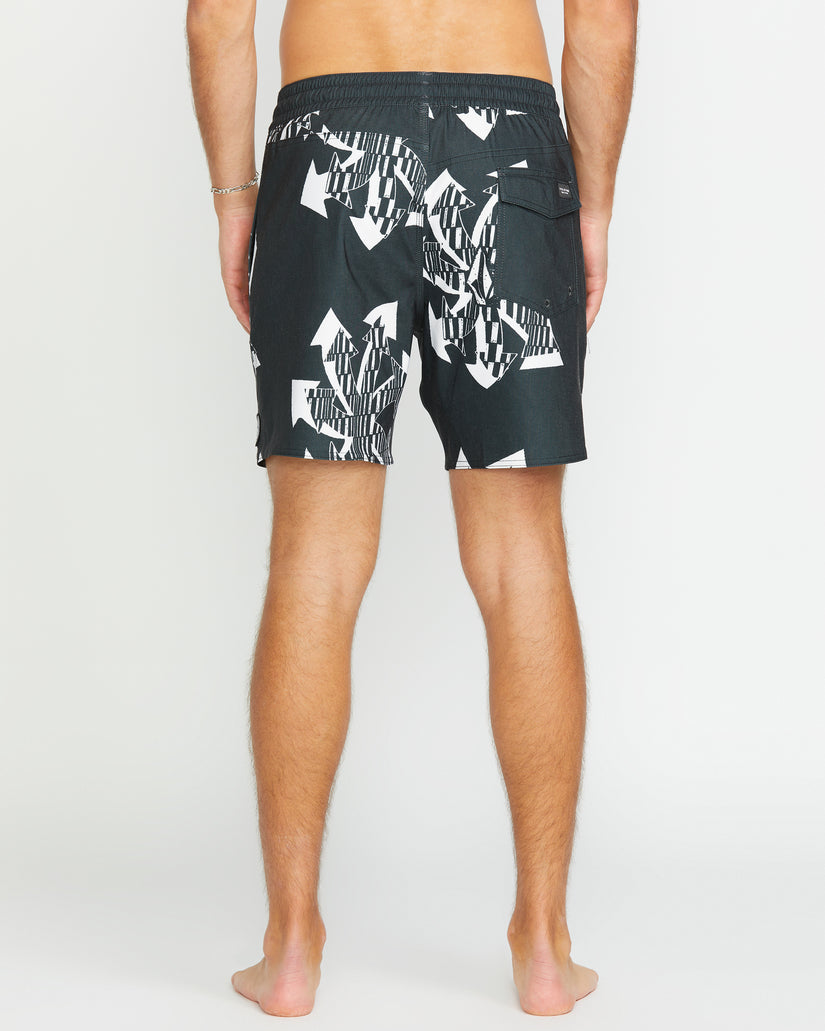 Unite Stoney Trunk 17" Boardshort - BLACK