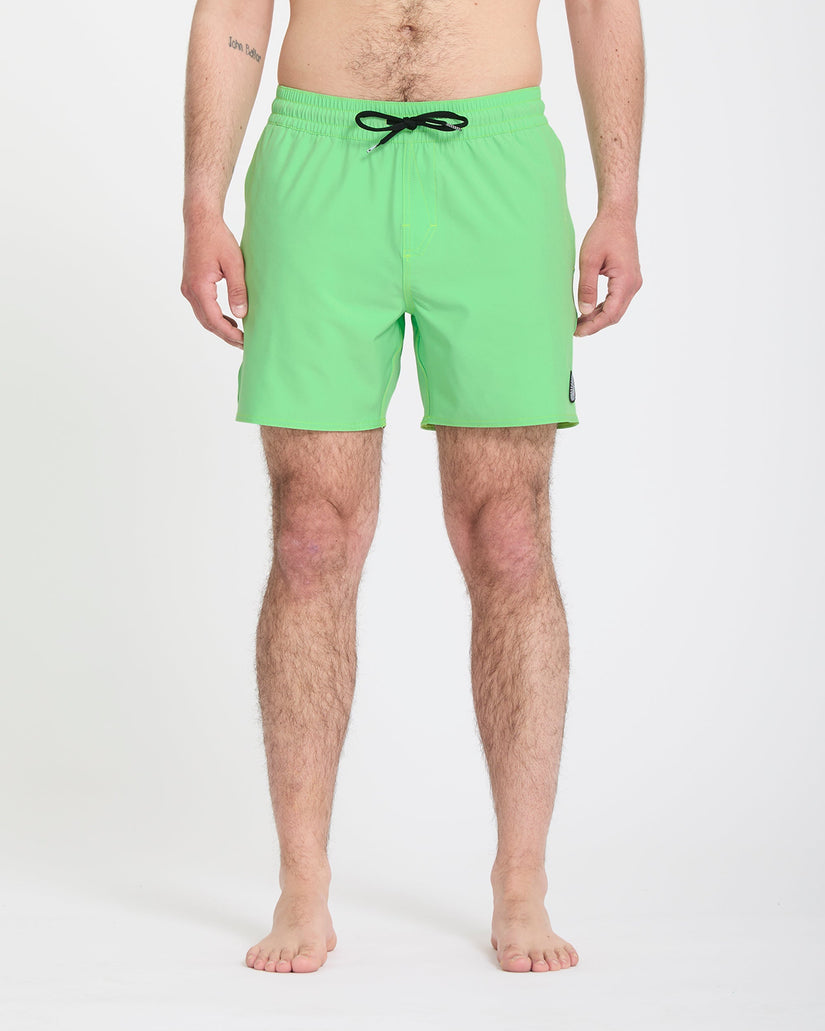 Lido Solid Trunk 16" Boardshort - Island Green