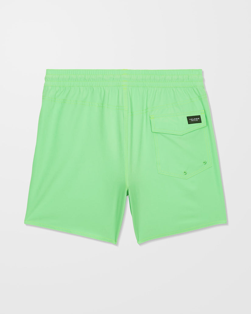 Lido Solid Trunk 16" Boardshort - Island Green