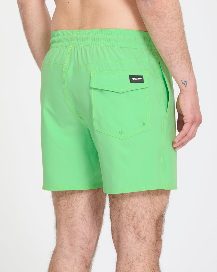 Lido Solid Trunk 16" Boardshort - Island Green