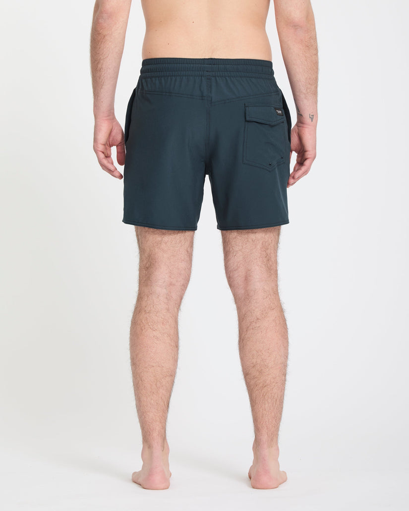 Lido Solid Trunk 16" Boardshort - Midnight Blue