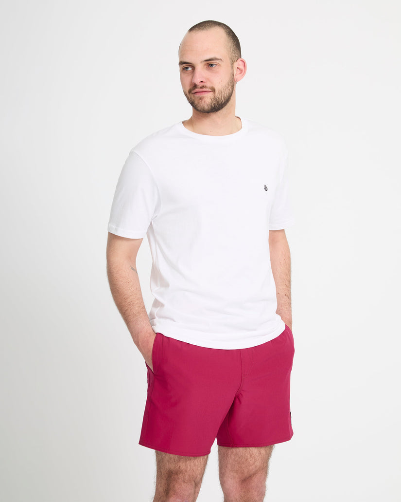 Lido Solid Trunk 16" Boardshort - Sangria