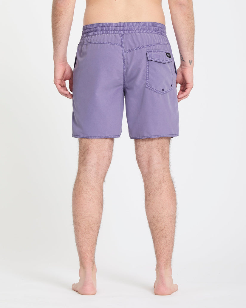 Center Trunk 17" Boardshort - Violet