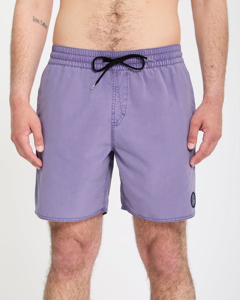 Center Trunk 17" Boardshort - Violet