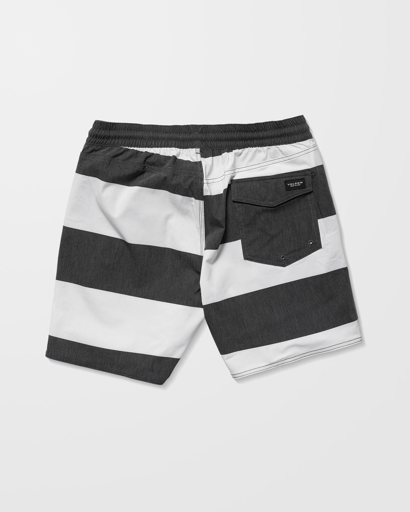 Psyche Cotton Trunk 17" Boardshort - Black