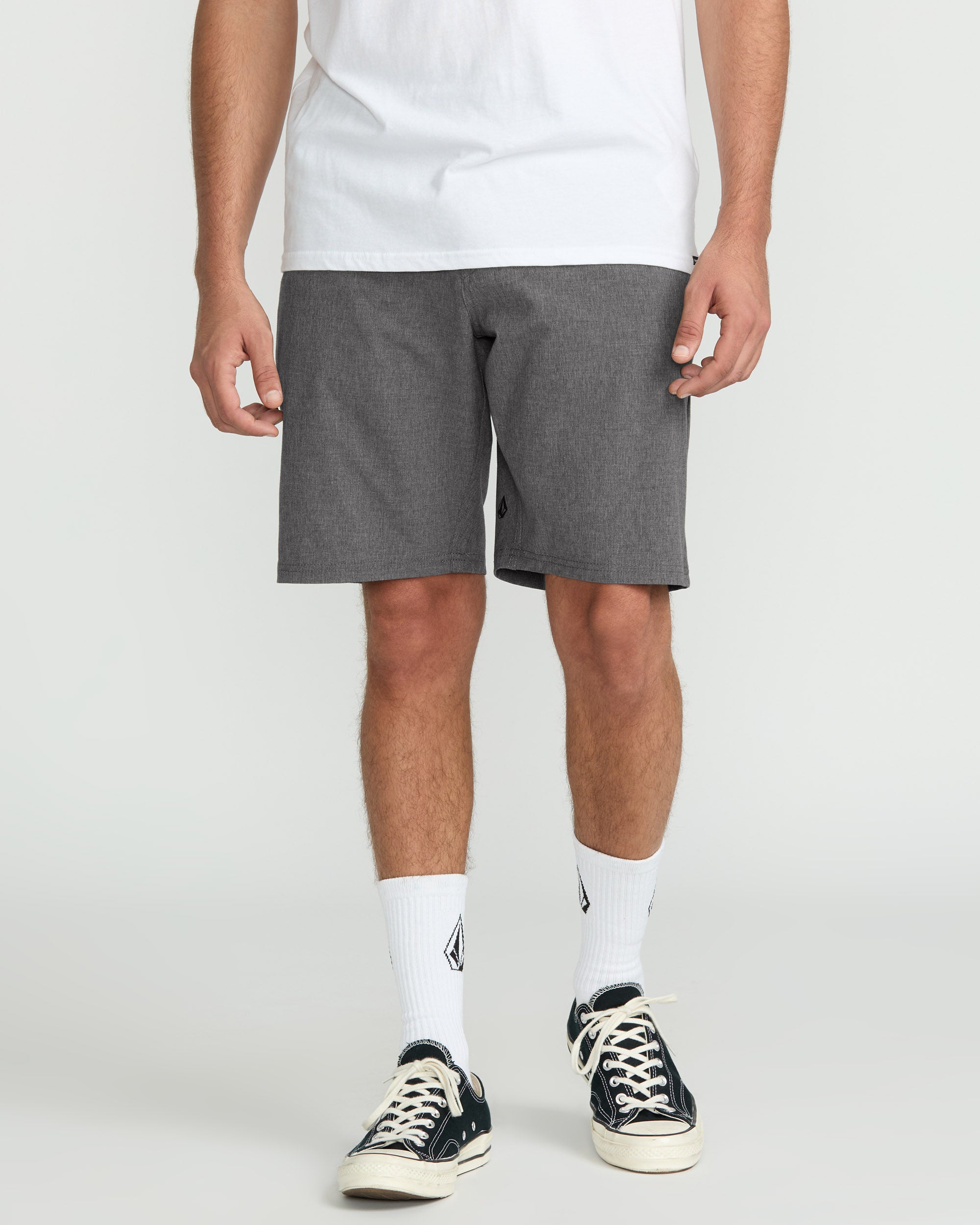 Frickin Cross Shred Static 20" Hybrid Short - CHARCOAL HEATHER