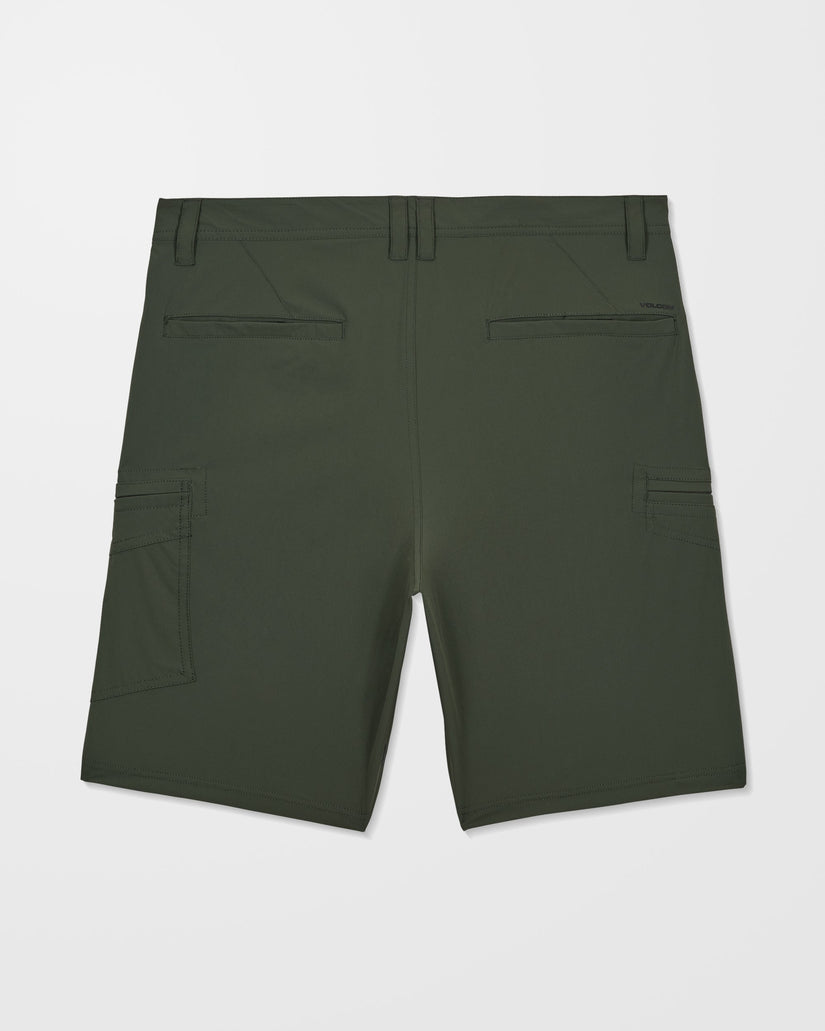 Cashed In Cargo 20" Hybrid Short - Squadron Green